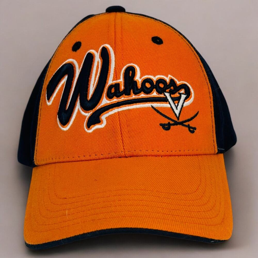 Virginia Cavaliers Mens Strapback Hat UVA Wahoos Top Of The World Acrylic/Wool
